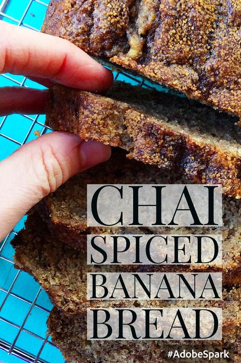 Chai Bread Recipe, Numb Fingertips, Spiced Banana Bread, Whole Wheat Banana Bread, Pictures Outside, Spice Bread, Wheat Pancakes, Healthy Banana Bread, Chai Spice