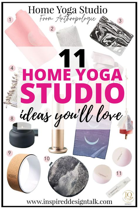 yoga anthropologie Home Yoga Room Ideas Bohemian, Spare Room Yoga Space, Simple Home Yoga Space, Apartment Yoga Space, Personal Yoga Room, Diy Yoga Studio At Home, Yoga Room Ideas Home Minimalist, Sunroom Yoga Space, Yoga Rooms At Home Ideas House