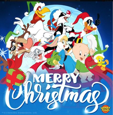 Christmas Looney Tunes, Bugs Bunny Pictures, Looney Tunes Christmas, Looney Tunes Wallpaper, Merry Christmas Everybody, Christmas Cartoon Characters, Merry Kissmas, Christmas Wallpaper Free, Looney Tunes Show