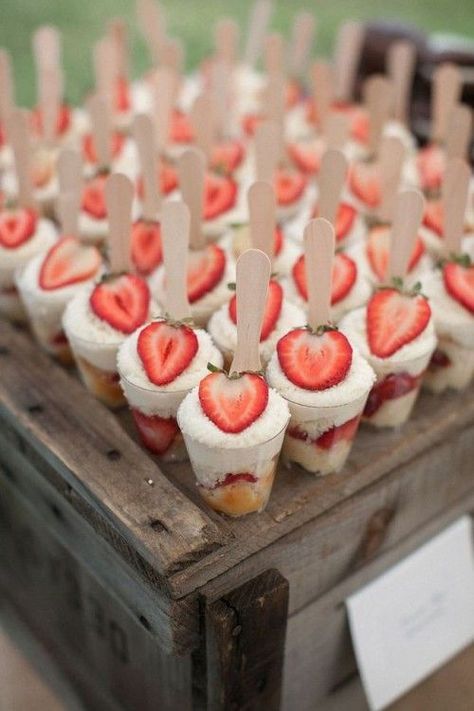 The Hottest 2015 Wedding Trend: 30 Delicious Mini Desserts | Weddingomania www.MadamPaloozaEmporium.com www.facebook.com/MadamPalooza Wedding Food Drink, Wedding Dessert Table, Dessert Buffet, Sweet Table, Wedding Catering, Italian Wedding, Wedding Desserts, Mini Desserts, Wedding Food