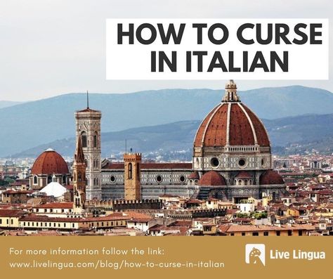 Italian Curse Words, Vocabulary Meaning, Italian Vocabulary, International Tourism, Italian Lessons, Cafe Terrace, Curse Words, Old Town Square, Italian Words