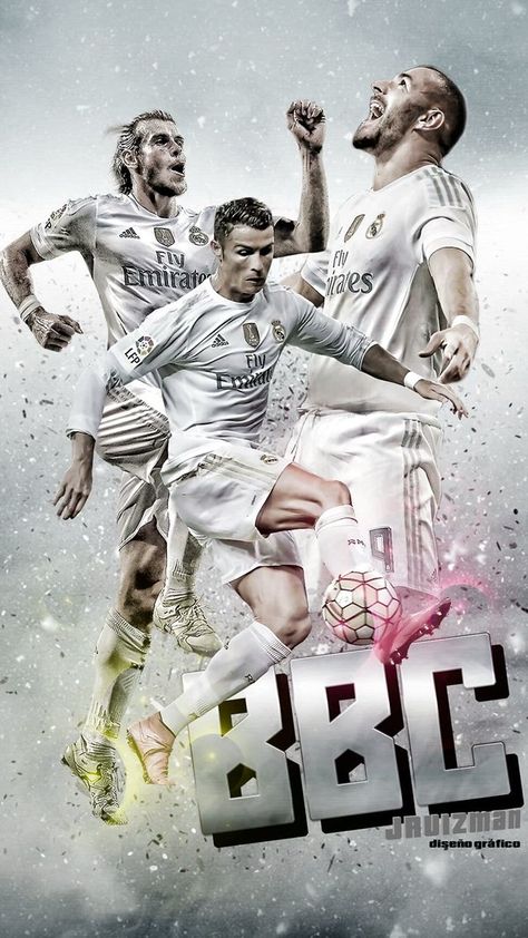 BBC Bale Benzema Cristiano Real Madrid Ronaldo Bale, Benzema Real Madrid, Real Madrid Club, Real Madrid Soccer, Ronaldo Real Madrid, Real Madrid Wallpapers, Real Madrid Football, Ronaldo Real, Madrid Wallpaper