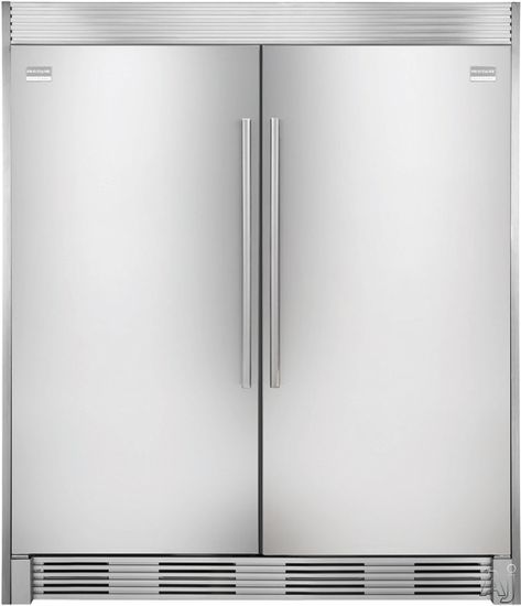 Frigidaire FRG2SSCO1 Column Refrigerator & Freezer Set with 32 Inch Refrigerator and 32 Inch Freezer in Stainless Steel Frigidaire Professional Refrigerator, Column Refrigerator And Freezer, Four Door Refrigerator, Full Refrigerator, Column Refrigerator, Frigidaire Professional, Frigidaire Gallery, Commercial Appliances, Side By Side Refrigerator