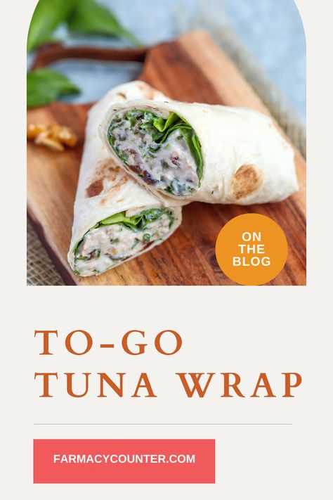 Need a healthy meal on the go? This gluten-free tuna wrap is packed with protein, healthy fats, and flavor! #GlutenFree #QuickMeals #HealthyLunch Tuna Wrap, Healthy Tuna Salad, Gluten Free Wraps, Healthy Tuna, Healthy Wraps, Salad Wraps, Fresh Spinach, Tuna Recipes, Healthy Routine