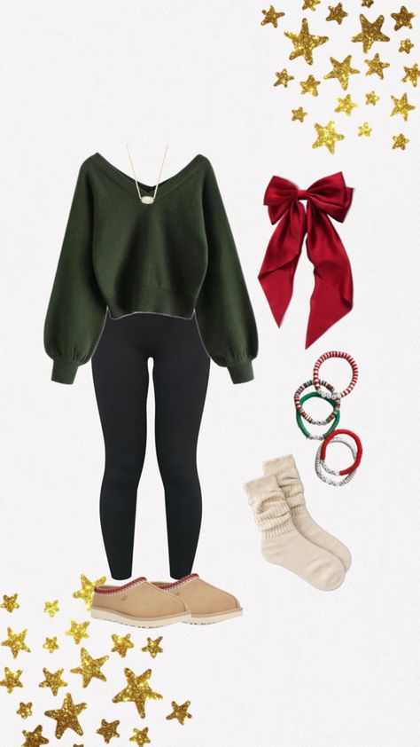 Easy Christmas Outfits, Dress Like A Christmas Tree, Tree Outfit, Christmas Tree Outfit, Christmas Outfits, Easy Christmas, Hair Ideas, Christmas Tree, Christmas