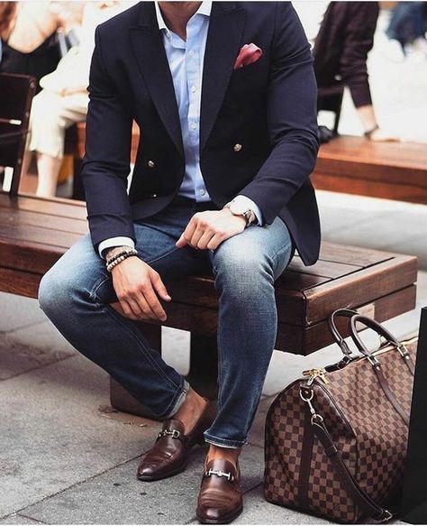 Blazer Outfits Men, Mens Business Casual Outfits, Gq Style, Mens Fashion Smart, Mode Casual, Mens Fashion Classy, Sharp Dressed Man, Stylish Mens Outfits, Mens Fashion Suits