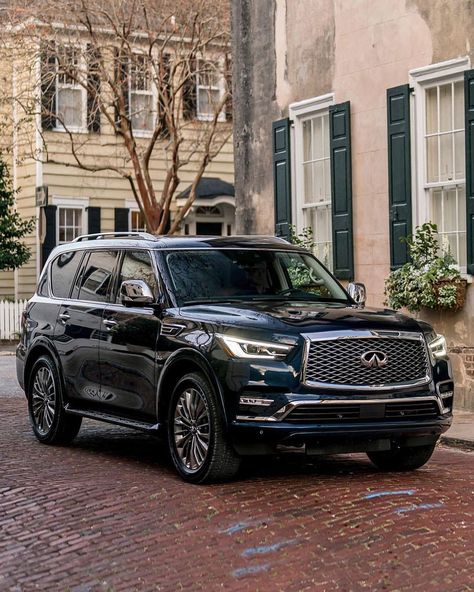 2018 Infiniti QX80 @motortrend on Instagram Infiniti Car Aesthetic, Infinity Qx 80, Infinity Qx, Qx80 Infiniti, Infiniti Suv, Infiniti Qx 80, Infinity Car, Infiniti Car, Family Suv