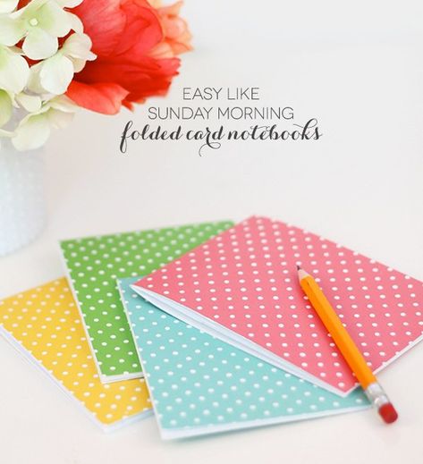 How To Make Your Own DIY Notebook From Scratch | Damask Love  #diy #notebook #stationery Morning Sunday, Easy Like Sunday Morning, Sweet Paper, Easy Morning, Diy Notebook, Diy Stationery, Diy Journal, Diy Book, Photo Craft