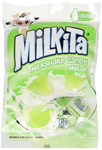 Milkita Melon, Melon Milk, Ice Cream Shake, Milk Candy, Strawberry Candy, Healthy Recipes On A Budget, Soft Candy, Honeydew Melon, Candy Brands