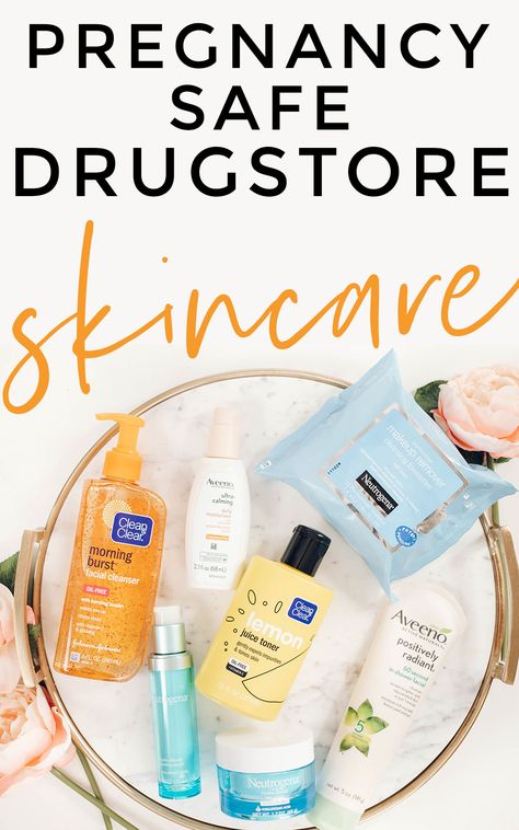 Pregnancy safe drugstore skincare #skincare #pregnancy #drugstorebeauty #beauty Prenatal Skin Care, Skincare For Pregnant Women, Facial Business, Pregnancy Safe Skin Care, Oil Skin Care Routine, Exposed Skin Care, Parent Advice, Pregnancy Skincare, Drugstore Skincare