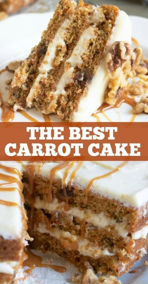 Carrot Cake Recipe Homemade, Best Carrot Cake Recipe, White Chocolate Icing, The Best Carrot Cake, Spiced Cake, Carrot Cake Recipe Easy, White Chocolate Frosting, Best Carrot Cake, Cake Recipes Easy