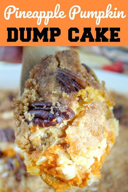 We always need something NEW at our holiday tables - but nobody wants to spend all day in the kitchen. This Pineapple Pumpkin Dump Cake takes minutes to put together and yet it tastes so good! #dumpcake #pineapple #pumpkin #holidaydessert #easypumpkindessert Easy Pumpkin Dump Cake Recipe, Easy Pumpkin Dump Cake, Pumpkin Dinner, Pumpkin Dump Cake Recipe, Pumpkin Dump, Pumpkin Crunch Cake, Pumpkin Crunch, Dump Cake Pumpkin, Coconut Dessert