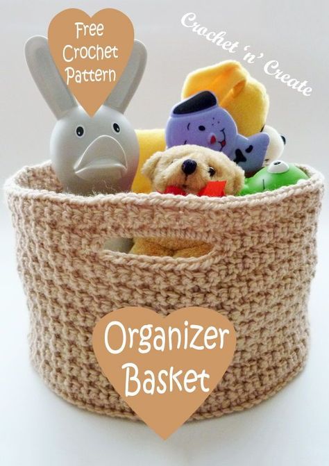 Basket Crochet Pattern, Crochet Organizer, Mandala Yarn, Crochet Storage Baskets, Basket Crochet, Crochet Storage, Basket Pattern, All Free Crochet, Toy Basket