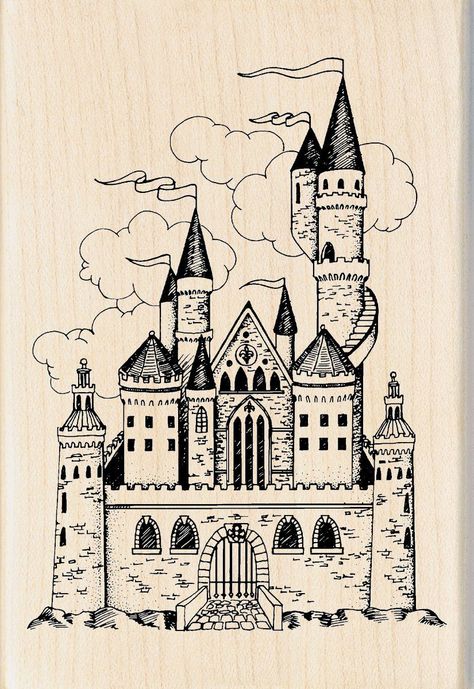 #blackandwhite #traditionalart #love #doodle #portraitdrawing #pencilartwork Cartoon Castle Drawing, Princess Castle Drawing, How To Draw A Castle, Old Castle Drawing, Simple Castle Drawing, Castle Drawing Sketches, Castles Drawing, Fantasy Castle Drawing, Castle Drawing Easy