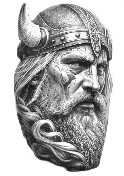 Odin Drawing Norse Mythology, Nordic Mythology Art, Odin Drawing, Thor Drawing, Odin Tattoo, Darkside Tattoo, Viking Warrior Tattoos, Chicano Tattoo, Warrior Tattoos