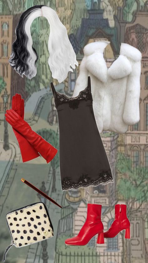 #halloweenie #outfitinspo #101dalmations #cruelladevil 🐩🚬 101 Dalmations, Lazy People, Halloween Costumes, Halloween, Outfit Inspo