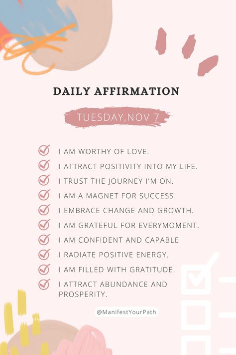 Affirmations
Daily Affirmation Tell Me Something Good, Embrace Change, Positive Self Affirmations, Self Confidence, Positive Energy, Daily Affirmations, Confidence, Self Love, Energy