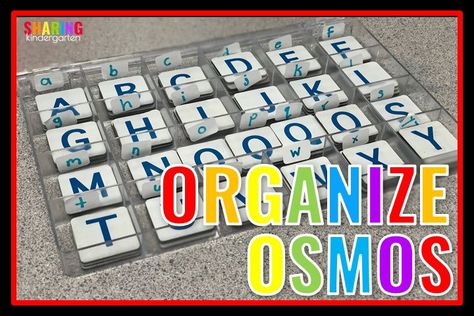 Who here is a huge fan of Osmo... like me? I love Osmo . I have a help to make Osmo Words and Numbers even better in your classroom. Here is how you can organize Osmos in your classroom. Osmo Game Storage Ideas, Top Teacher, Classroom Planning, Kindergarten Freebies, Sight Words Printables, Education Post, Teacher Favorites, Book Displays, Game Organization