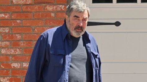 Tom Selleck looks worlds away from his 80s heyday Jesse Stone, Star Tom, Film Blue, Bridget Moynahan, Stunt Doubles, Magnum Pi, Tom Selleck, Full Beard, Daily Star