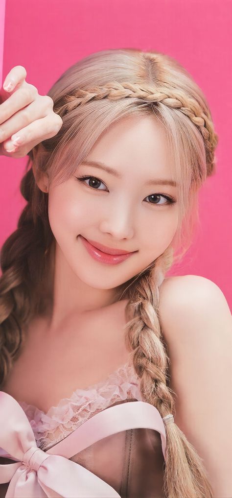 #TWICE #NAYEON #NAYEON_WALLPAPER Nayeon More&more, Twice Photoshoot, Dress Design Sketches, Kpop Girl Bands, Nayeon Twice, Im Nayeon, Album Design, Girl Bands, Blackpink Rose