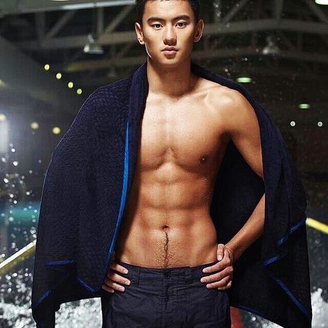 [ ELLEMEN China ] 📷 | Another version of cover photo of ELLEMEN China August… Ning Zetao, Swimmers Life, Olympic Swimmers, Swim Life, Hot Abs, Hot Asian Men, 8k Followers, Cover Photo, Asian Boys