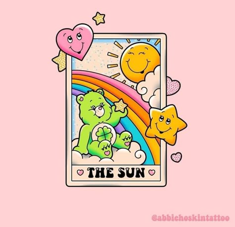 Care Bear Illustration, Care Bear Drawings, Care Bears Drawing, Care Bears Art, Care Bear Wallpaper, Care Bears Aesthetic, Cute Care Bears, Care Bear Tattoos, Care Bears Vintage