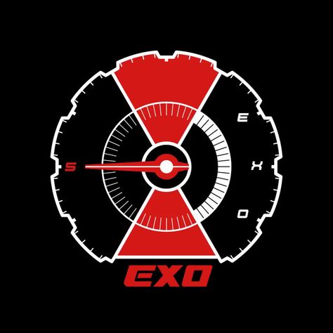 Exo Logo, Exo, Red