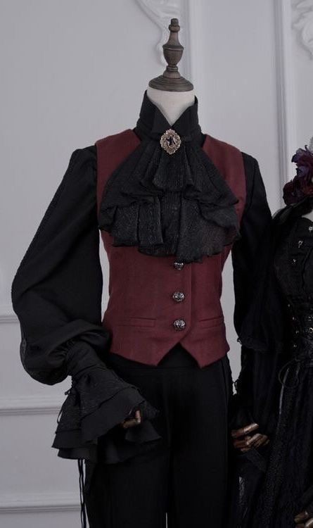 Romantic Goth Fashion Men, Dark Prince Outfit, Outfit Drawing Reference, Victorian Outfits, Ouji Fashion, Outfit Drawing, Vampire Clothes, Muted Purple, Old Fashion Dresses