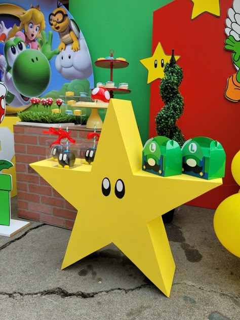 Mario Party Background, Super Mario Theme Party, Mario Theme Party, Super Mario Brothers Birthday Party, Super Mario Theme, Super Mario Brothers Party, Super Mario Brothers Birthday, Mario Brothers Birthday Party, Mario Bros Birthday Party Ideas