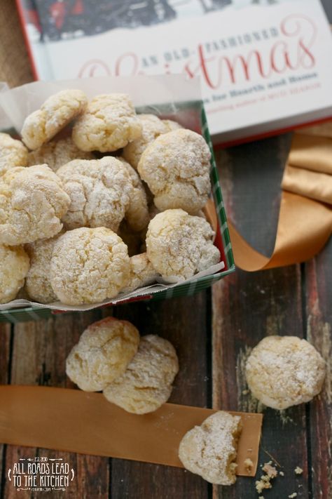 Eggnog Gooey Butter Cookies Butter Cake Cookies, Gooey Butter Cookies, Gooey Butter, Crunchy Cookies, Delicious Cookie Recipes, Book Tour, Cookie Tray, Holiday Cookie, Yellow Cake