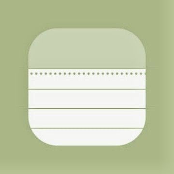 Sage Green App Widgets, Green App Widgets, Notes Widget Icon, Green App Covers, Green And White Icons, Green App Icons Notes, Widget Icon Sage Green, Aesthetic Notes Icon, Sage Green Icons White Background