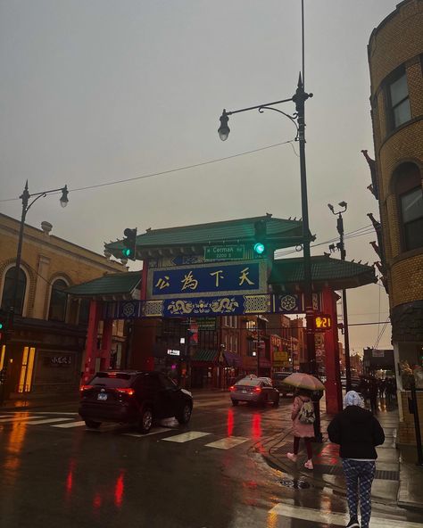 Chinatown, Chicago, city Chicago Chinatown Aesthetic, China Town Chicago, Chicago Night Aesthetic, Downtown Chicago Aesthetic, Chicago Illinois Downtown, Chicago City Aesthetic, Chicago Chinatown, Winter Chicago, Chicago Life