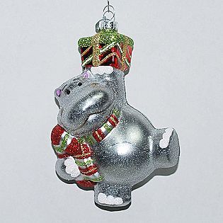 The hippo appears to be wrapped in a festive holiday bow, although the entire ornament is made of fine glass. Description from kmart.com. I searched for this on bing.com/images Baby Hippopotamus, House Hippo, Christmas Photograph, Christmas Trimmings, Hippopotamus For Christmas, Child Hood, Xmas Theme, Hungry Hippos, Cute Hippo