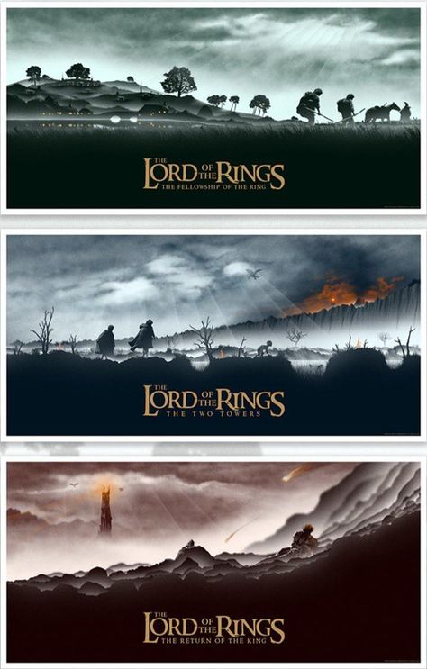 For more awesome pop culture art, go to www.PopCultArt.com Lotr Movies, Lotr Trilogy, Lord Of The Rings Trilogy, King Ring, Best Movie Posters, Original Trilogy, Pop Culture Art, Star Wars Artwork, Film History