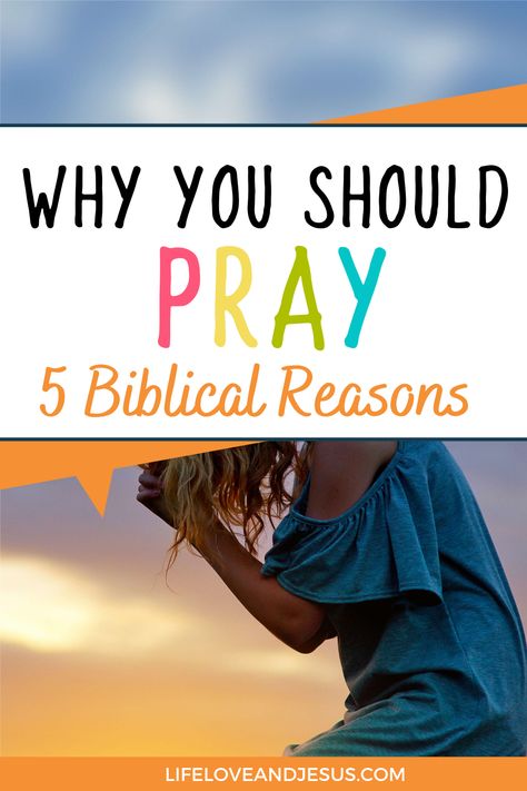 Do you pray? Do you think you should pray but don't? The Bible gives us many reasons to pray. Use this list of reasons why you should pray to motivate yourself. Read Your Bible Pray Everyday, Different Ways Of Praying, Why Do We Pray, Pray Before Reading The Bible, Motivational People, Why Pray, Scripture Study Journal, When You Don’t Know What To Do Pray, The Power Of A Praying Woman Book