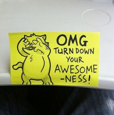 Guy Left Cat Themed Motivational Notes On The Train And They're Awesome - I Can Has Cheezburger? Motivational Sticky Notes, Sticky Notes Quotes, Motivational Notes, Note Doodles, Ra Ideas, Post Its, Art Tumblr, Motivational Posts, Motivational Messages