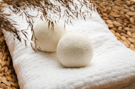 Diy dryer balls