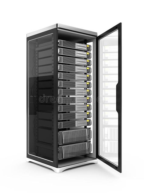 Server rack. On white background , #Affiliate, #rack, #Server, #background, #white #ad Data Center Rack, Data Room, Server Cabinet, Computer Station, Server Room, Computer Server, Server Rack, Best Computer, Rack Design