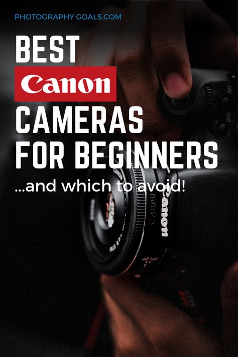 Canon is the largest camera manufacturer in the world and has a huge range of cameras and lenses from beginner to pro. So if you’re a beginner then Canon cameras are a great place to start. But with a number of quality cameras, the choice can be difficult, especially without a lot of experience. Best Canon Camera For Photography, Beginner Photography Camera Canon, Canon Camera For Beginners, Best Camera For Beginners, Best Professional Camera, Beginner Camera, Cameras For Beginners, Best Canon Camera, Camera For Beginners