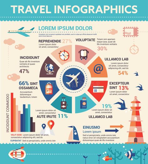 Travel Infographics - Poster, Brochure Cover Template Stock Vector - Illustration of presentation, event: 77897247 Museum Brochure, Info Poster, Infographic Examples, Biology Projects, Travel Infographic, Infographic Design Layout, Flat Design Icons, Infographic Poster, Infographic Illustration