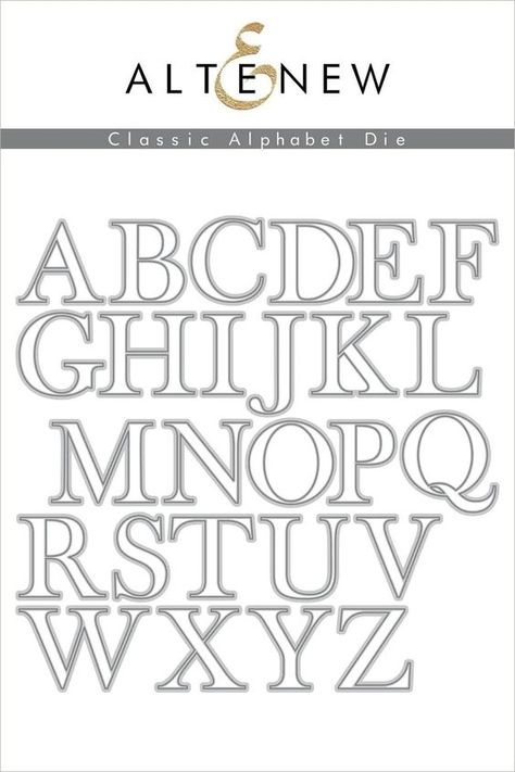 Classic Alphabet Die Set Font fonts #font #fonts 7.148 Tattoo Alphabet, Numbers Tattoo, Gothic Alphabet, Free Monogram Fonts, Tattoo Fonts Alphabet, Lettering Styles Alphabet, Alphabet Tattoo Designs, Tattoo Lettering Styles, Scripture Writing