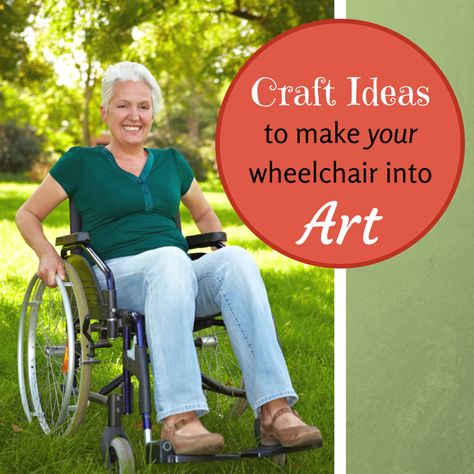 Wheelchair Decorations Ideas, Wheelchair Decorations, Diy Wheelchair, Geriatric Activities, Elderly Activities Crafts, Wheelchair Wedding, Wheelchair Exercises, Portable Wheelchair Ramp, Wheelchair Sports