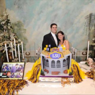 LSU Wedding replace regular candles with a menorah for a perfect fusion of cultures Lsu Wedding, Louisiana Wedding Venues, Baton Rouge Wedding, Louisiana Wedding, Event Design Inspiration, Lsu Tigers, Baby Wedding, Southern Girl, Wedding Boutique