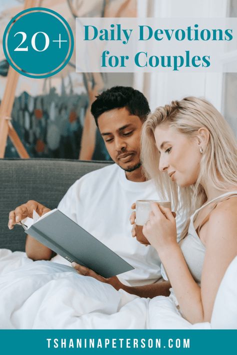 20+ The Best Devotions for Couples To Do Together In 2024 - Tshanina Peterson Devotions For Couples, Marriage Devotional, Couples Devotionals, Sacred Marriage, Love Dare, Closer To God, Christian Devotions, Scripture Reading, Christian Marriage