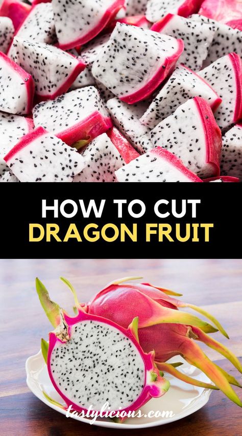 How to cut Dragon Fruit | dragon fruit recipes | how to eat dragon fruit | dragon fruit smoothie | juicing recipes for weight loss | juice recipes | healthy juicer recipes | juicer recipes beginners | green juice recipes for weight loss How To Make Dragon Fruit Juice, Dragon Fruit Salad Recipe, How Do You Eat Dragon Fruit, Dragon Fruit Charcuterie, How To Peel Dragon Fruit, Recipes For Dragon Fruit, Things To Make With Dragon Fruit, What To Do With Dragon Fruit, Dragon Fruit Drink Recipes