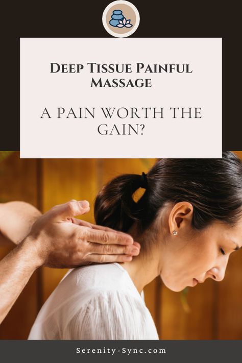 Deep tissue painful massage, a technique used to target the deeper layers of muscle and connective tissues, has gained popularity for its potential benefits in treating musculoskeletal issues. This blog post explores the paradox of "good pain" in massage therapy, discusses the customization of pressure, and cautions against excessively painful massages. The steps involved in a deep tissue massage are explained, along with potential side effects and precautions. Tips for finding a qualified ... Deep Tissue Massage Benefits, Deep Massage Therapy, Deep Massage, Massage Benefits, Self Massage, Scar Tissue, Improve Flexibility, Relaxation Techniques, Deep Tissue Massage