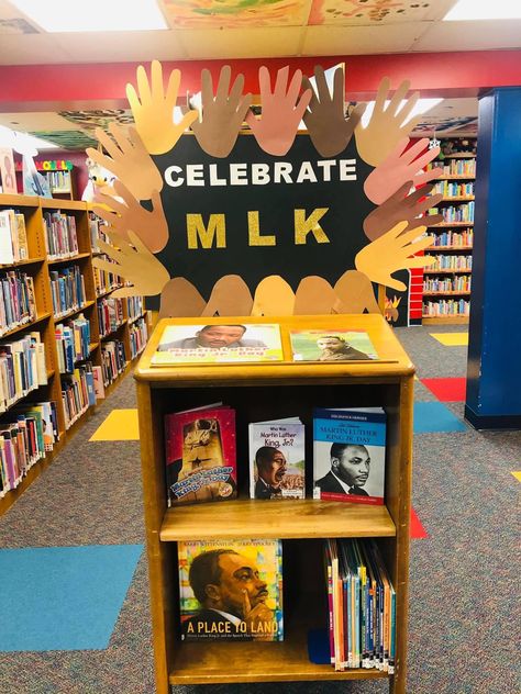 King Jr, Library Displays, Martin Luther King Jr, Martin Luther, Book Display, Martin Luther King, School Library