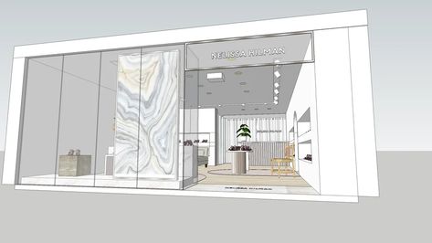 Modern Warehouse Design, Warehouse Windows, Staff Lounge, Jewelry Store Interior, Store Warehouse, Modern Warehouse, Warehouse Office, Perspective Sketch, Retail Store Interior Design