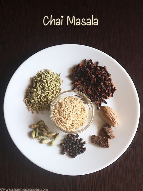 Tea masala powder recipe, Indian chai masala powder recipe Masala Chai Tea Recipe, Tea Homemade, Tea Masala, Chai Masala, Homemade Chai, Indian Chai, Masala Powder Recipe, Chai Tea Recipe, Spice Blends Recipes