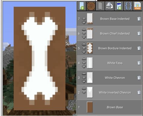 Chicken Banner Minecraft, Cow Banner Minecraft, Animal Banners Minecraft, Dog Banner Minecraft, Minecraft Banner Patterns Step By Step, Minecraft Flag Design, Banner Design Minecraft, Minecraft Window, Cool Minecraft Banners